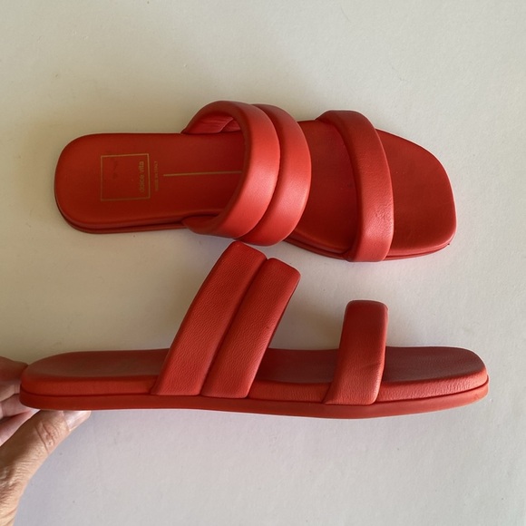 Dolce Vita Adore slide sandal coral women’s 8 VGUC padded strap - Picture 3 of 6